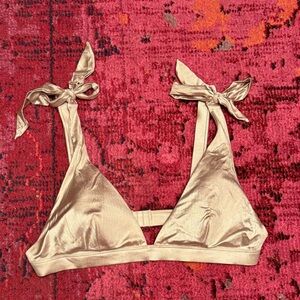 H&M Champagne Bikini Top (16)